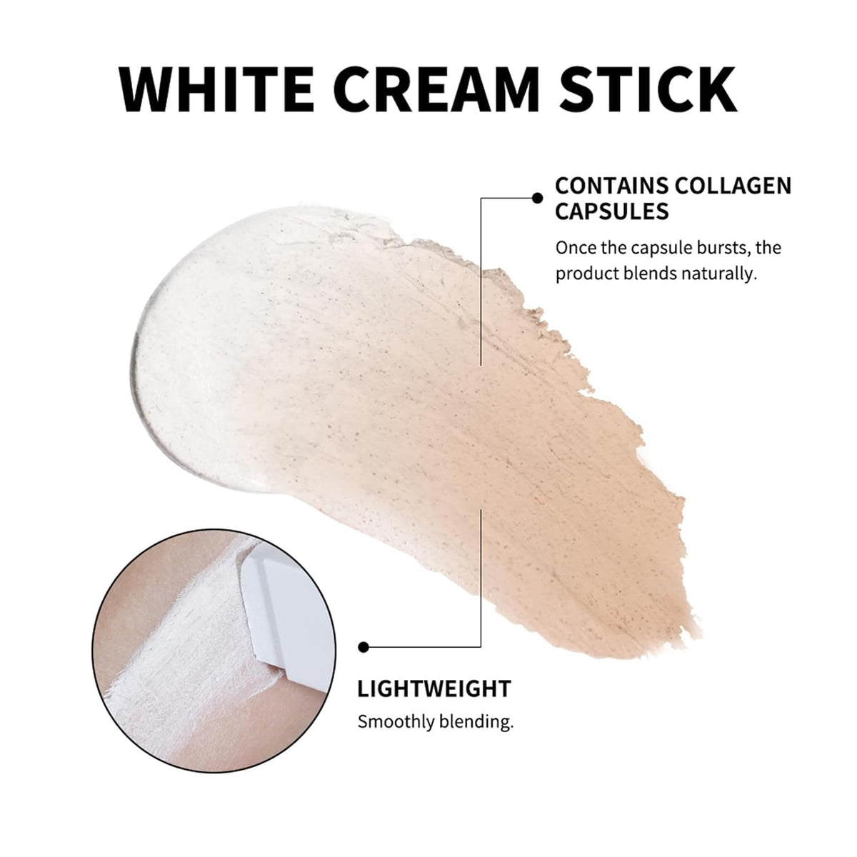 Color Changing Foundation Stick with Brush - Light Skin Tone