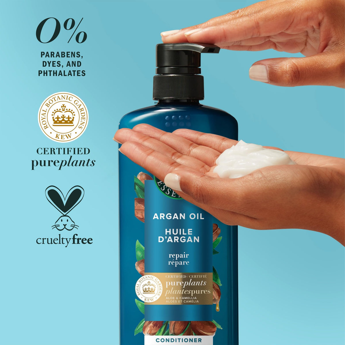 Herbal Essences Argan Oil Repair Shampoo & Conditioner Set 20.2 Fl Oz Pack of 2