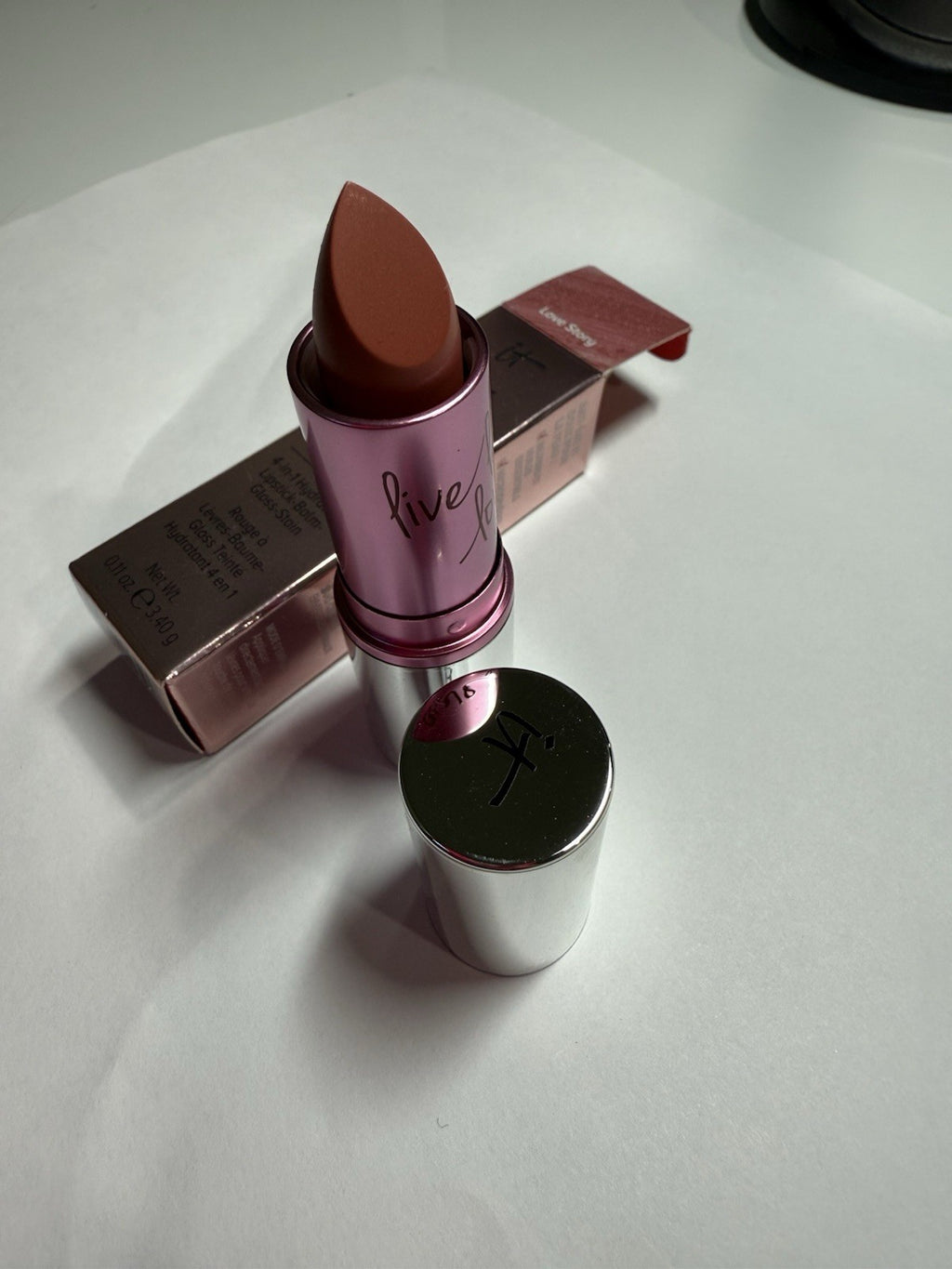 it Cosmetics Vitality Lip Flush Lipstick in Love Story — New in Box