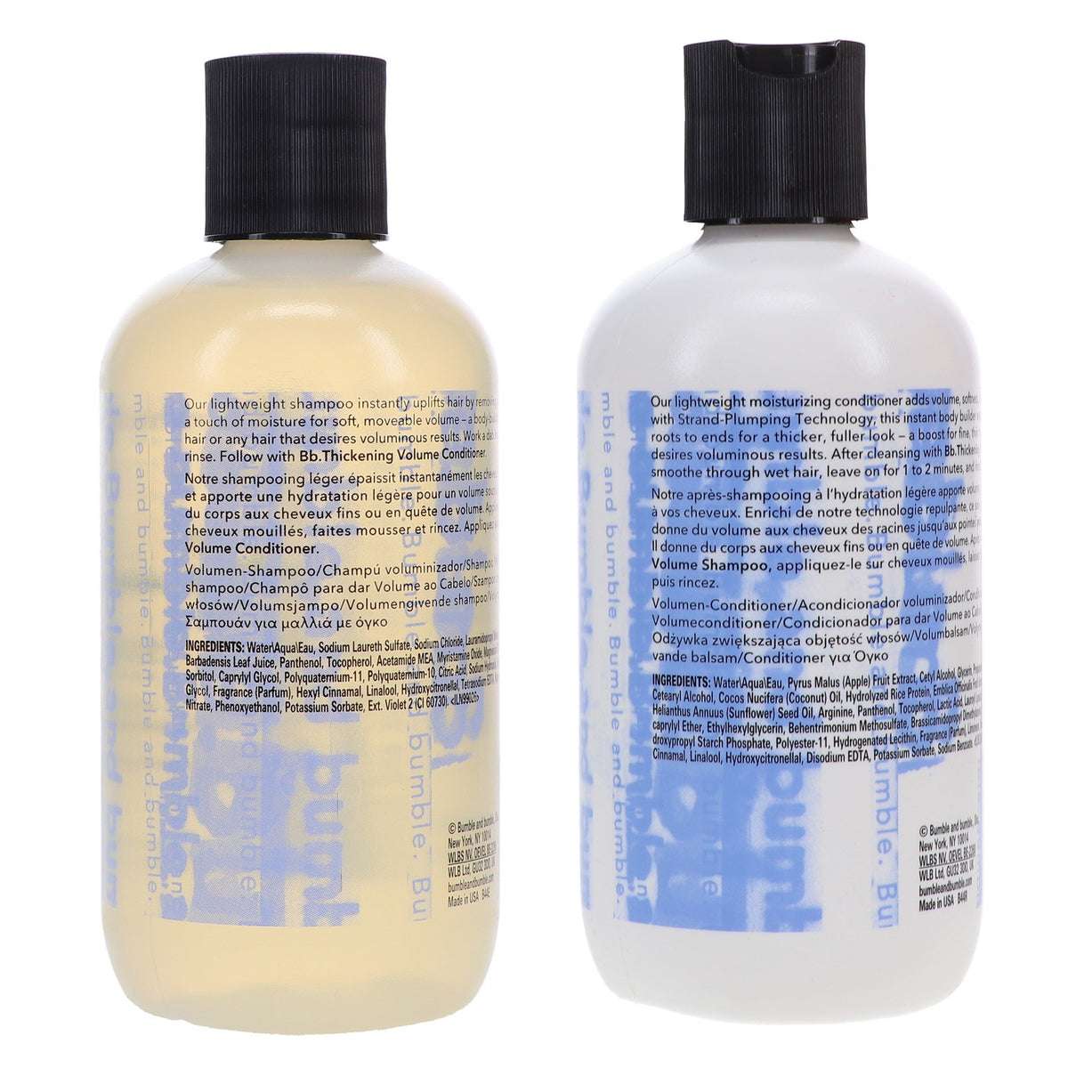Volume Shampoo & Conditioner Set for Fine Hair - Thicken & Boost