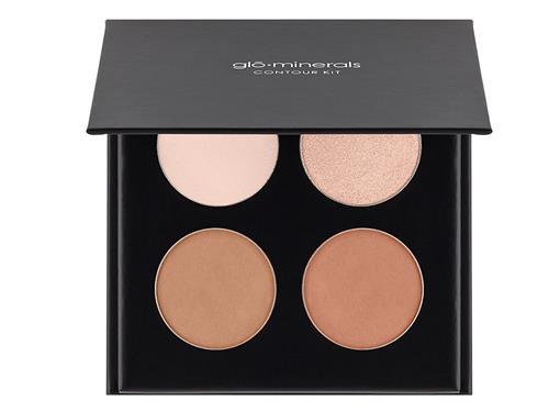 Contour Kit by Glow Minerals — Powder Palette with Highlight & Contour Shades