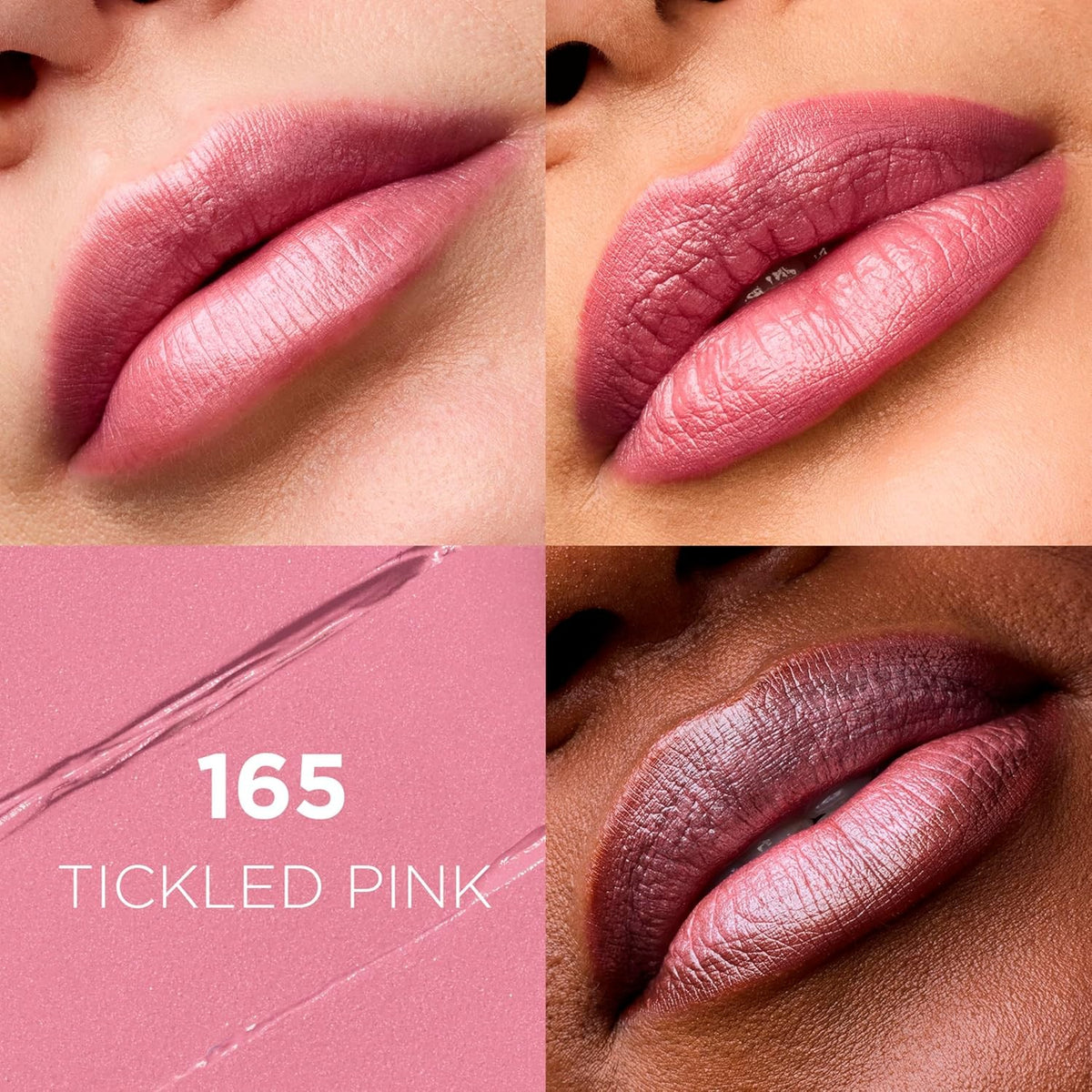 Pink Satin Lipstick - Hydrating Creamy Lip Color with Argan Oil