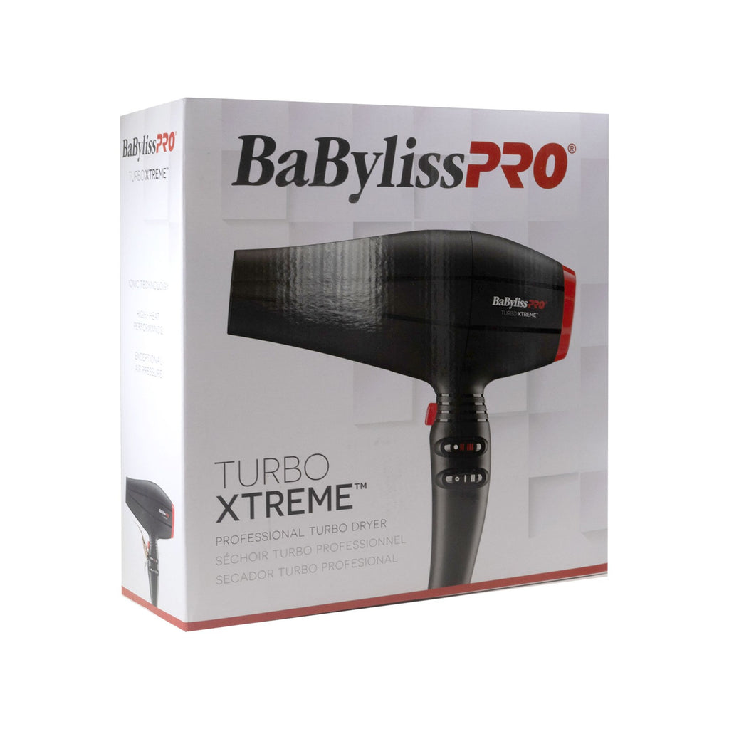 Professional Turbo Xtreme Hair Dryer 1875W with Ion Generator - Black