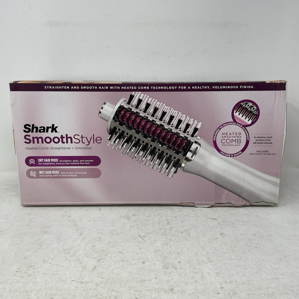 Heated Comb Straightener for Hair Wet & Dry Modes - Shark SmoothStyle