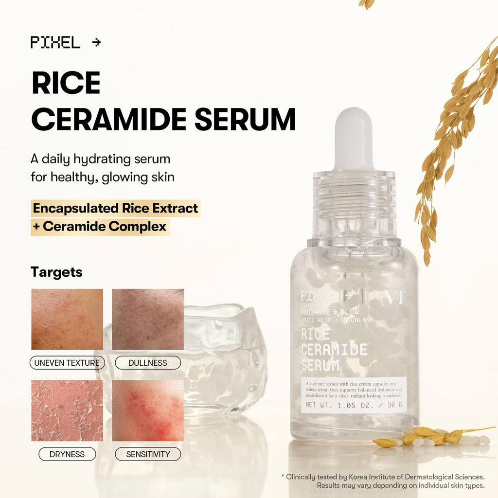 Rice Ceramide Serum for Hydration & Skin Barrier Support - 1.05 fl.oz