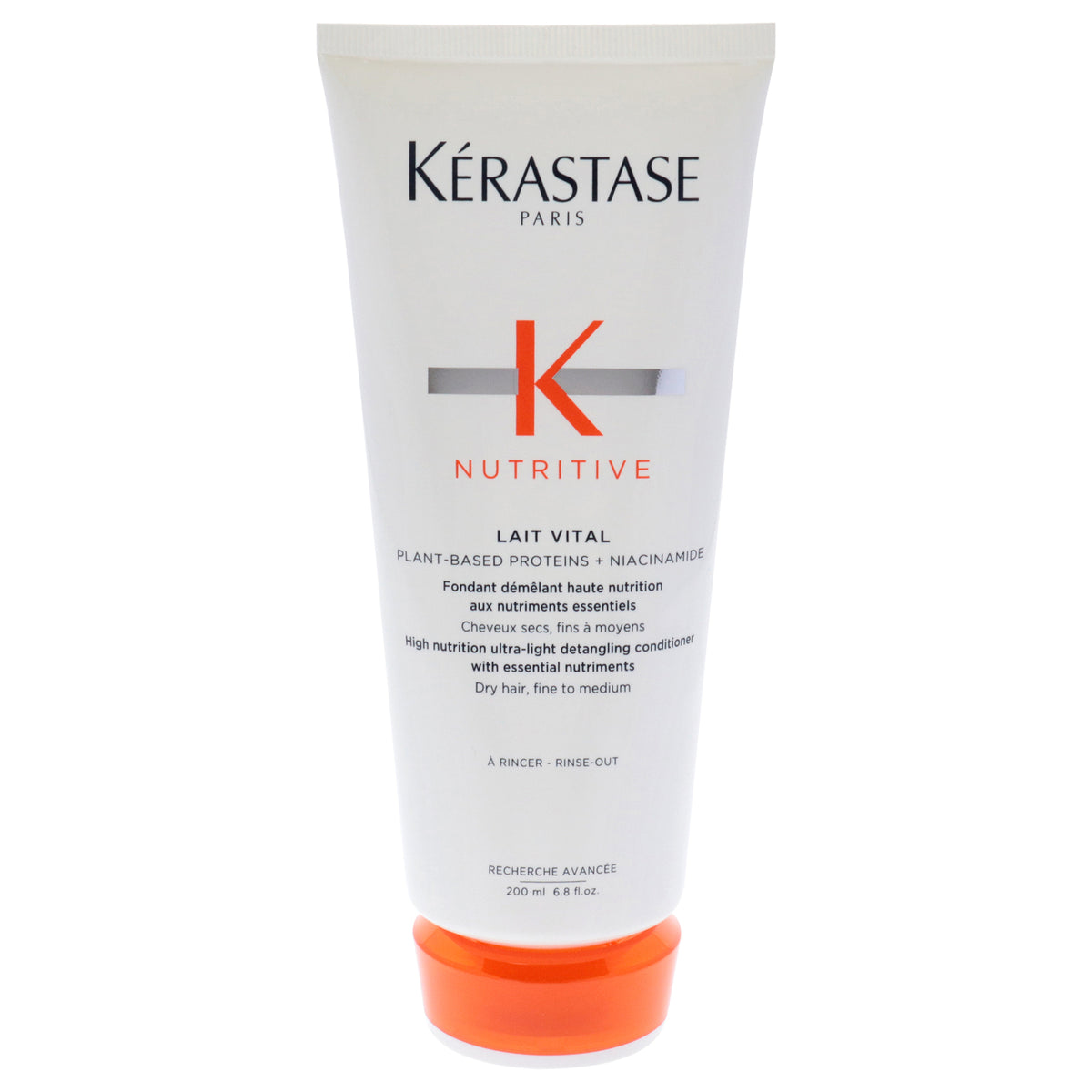 Nutritive Lait Vital Conditioner for Unisex Hair Care 6.8 oz