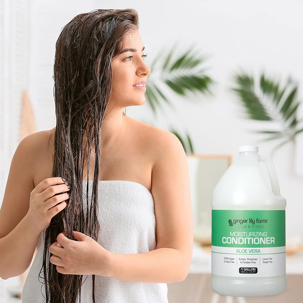 Moisturizing Hair Conditioner for Dry Hair 1 Gallon - Aloe Vera, Vegan & Cruelty-Free