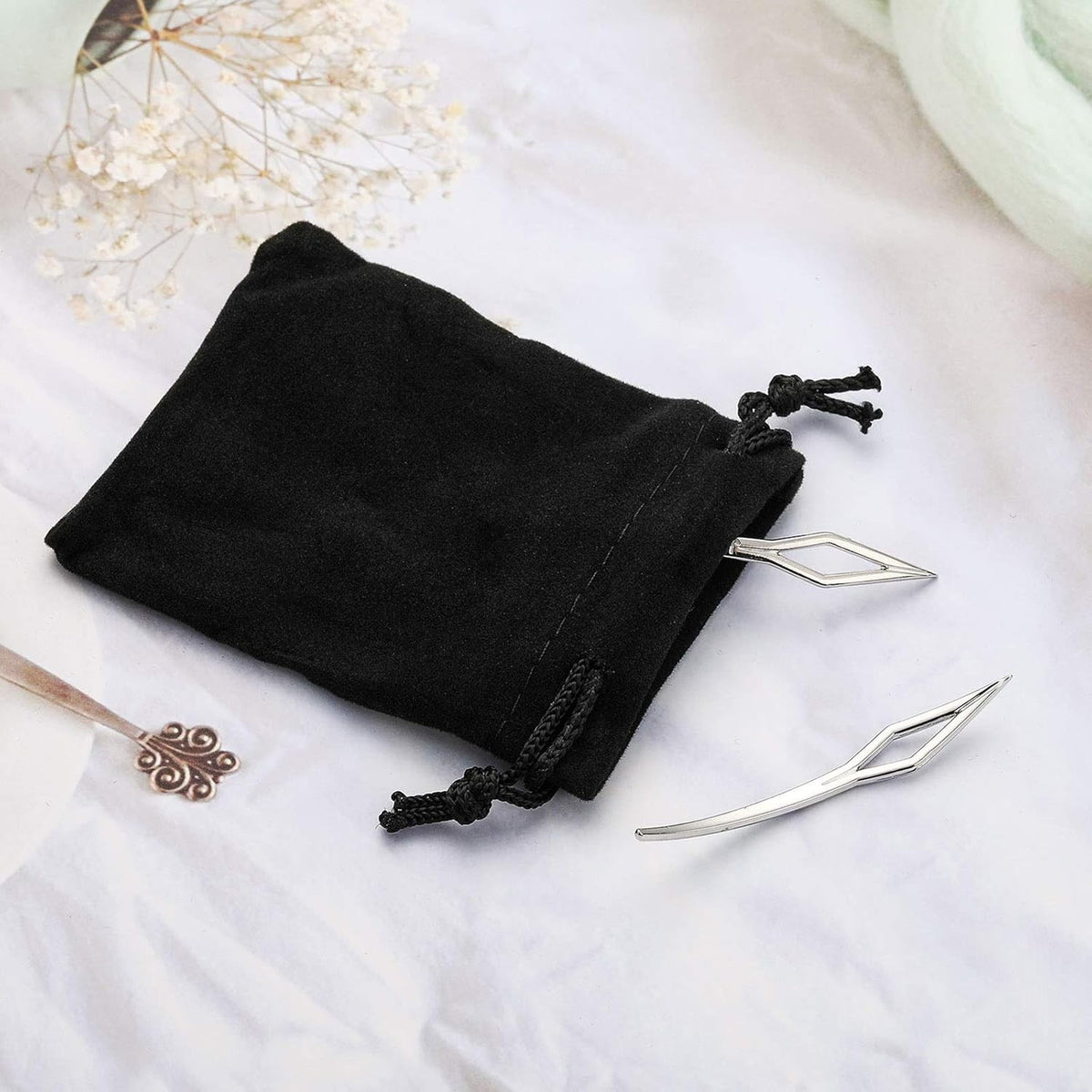 Sisterlocks Locking Tool Set for Locs Interlocking & Braiding Silver