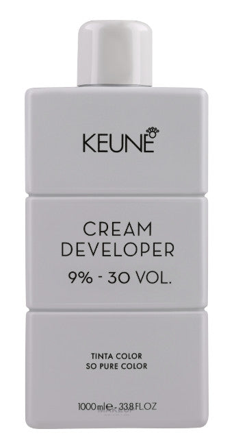 Keune SO PURE Hair Developer Cream 3-9% - 1L for Hair Coloring