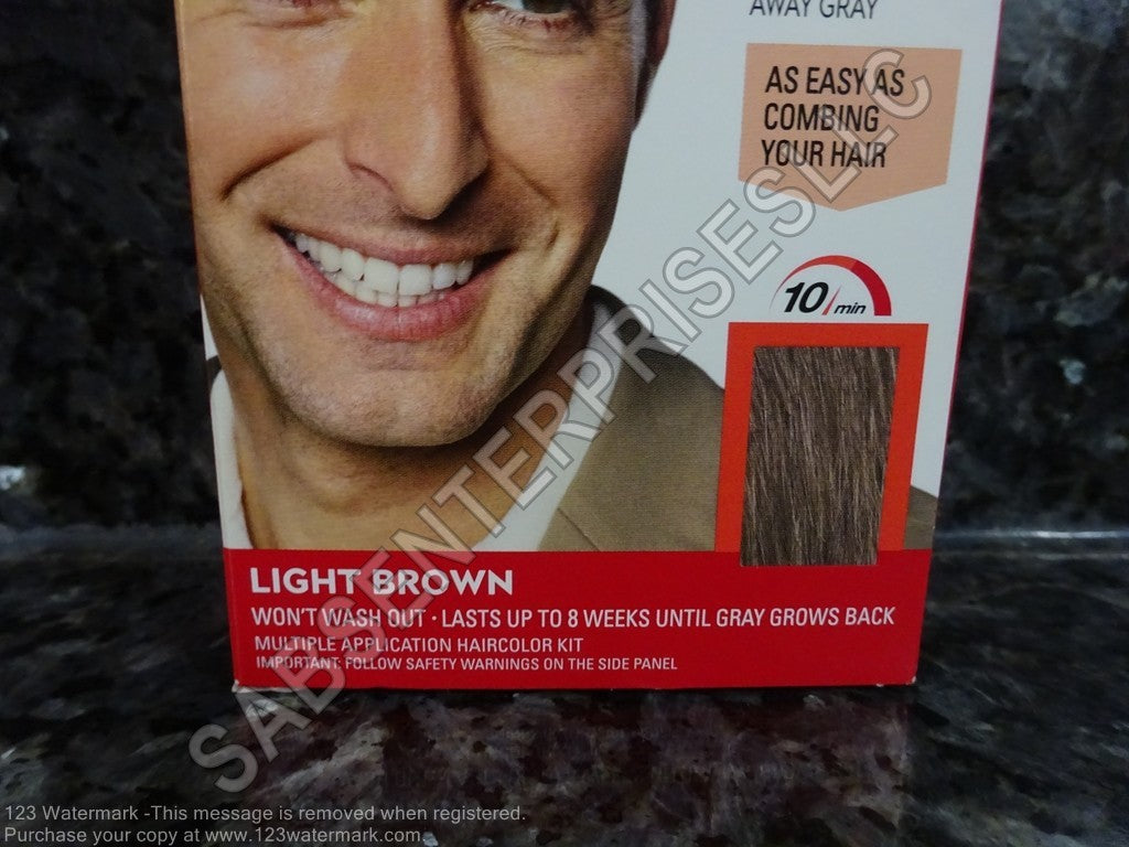 4 Boxes of Light Brown Hair Dye - Easy Comb-In Permanent Hair Color