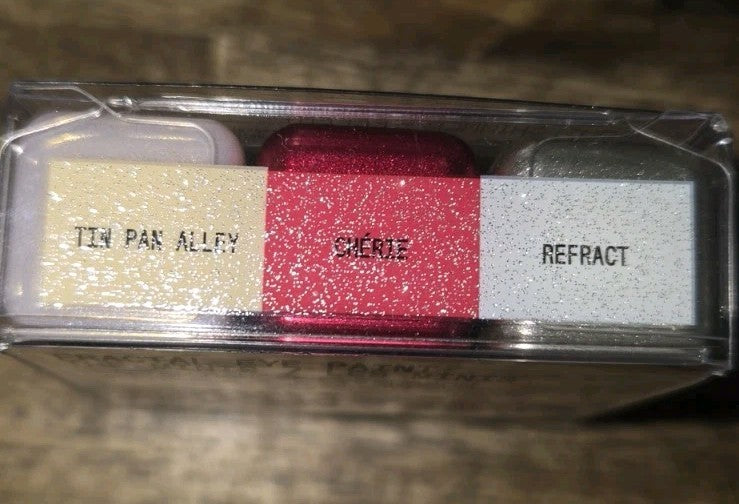 About-Face Fractal Eye Paint Minis - 3 Colors Glitter Eye Shadow Set