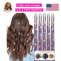 Colorful Tinsel Hair Extensions 48 Inch Heat Resistant & Customizable