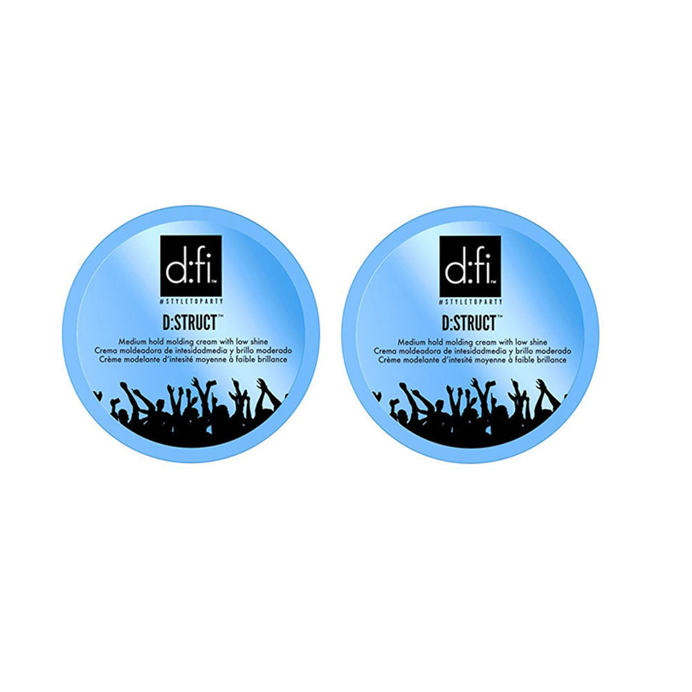 Pack of 2 Pliable Hair Molding Creme 5.3 Oz - D:Fi D:Struct