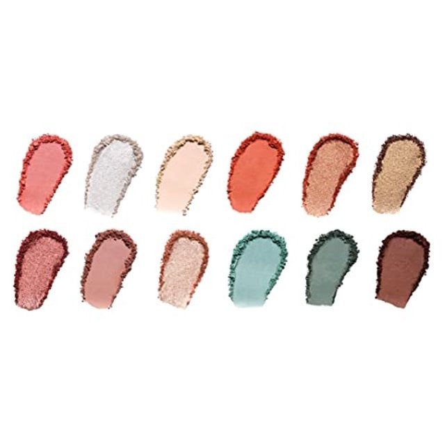 12 Color Eyeshadow Palette - Matte and Metallic Shades for Versatile Looks