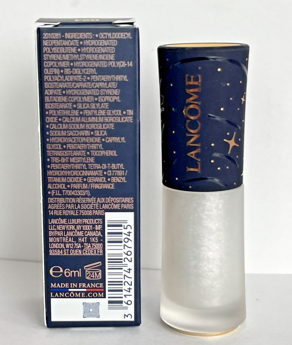 Lancôme L'Absolu Gloss Sheer Mirror Shine Diamond Glitter 024 0.2 oz