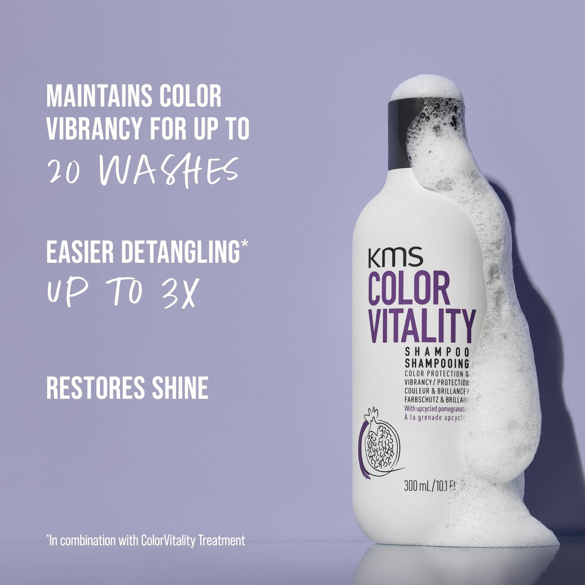 ColorVitality Shampoo for Color-Treated Hair 300ml - Seals Color & Relieves Scalp