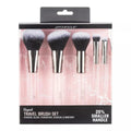 Japonesque Travel Brush Set with 5 Makeup Brushes - New Sealed