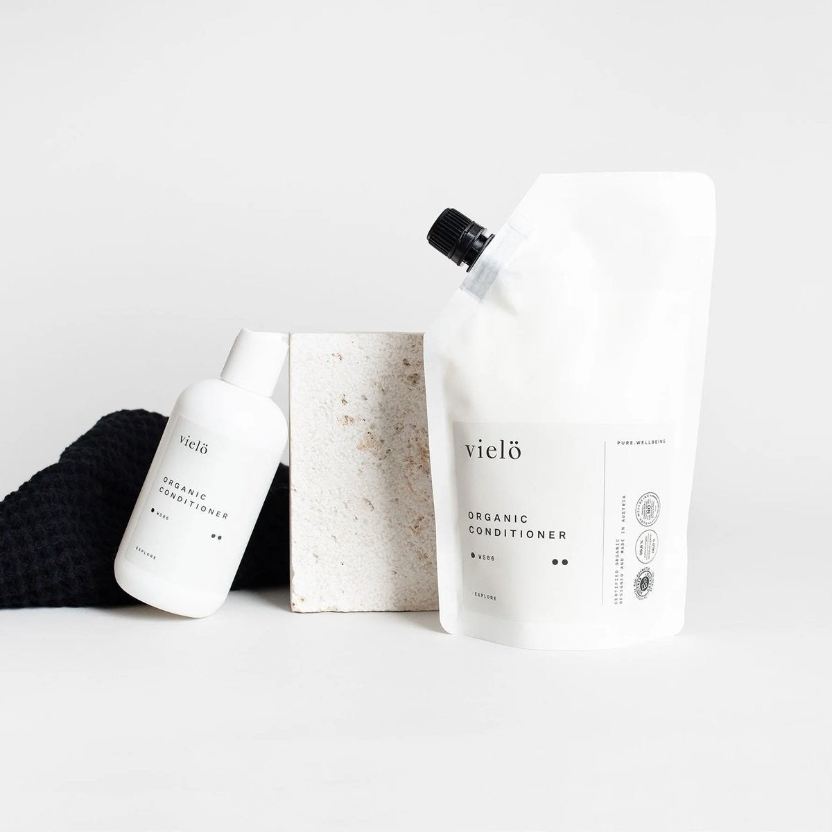 Natural Hair Shampoo & Conditioner Set - Sulfate-Free Organic Nourishing Hair Care