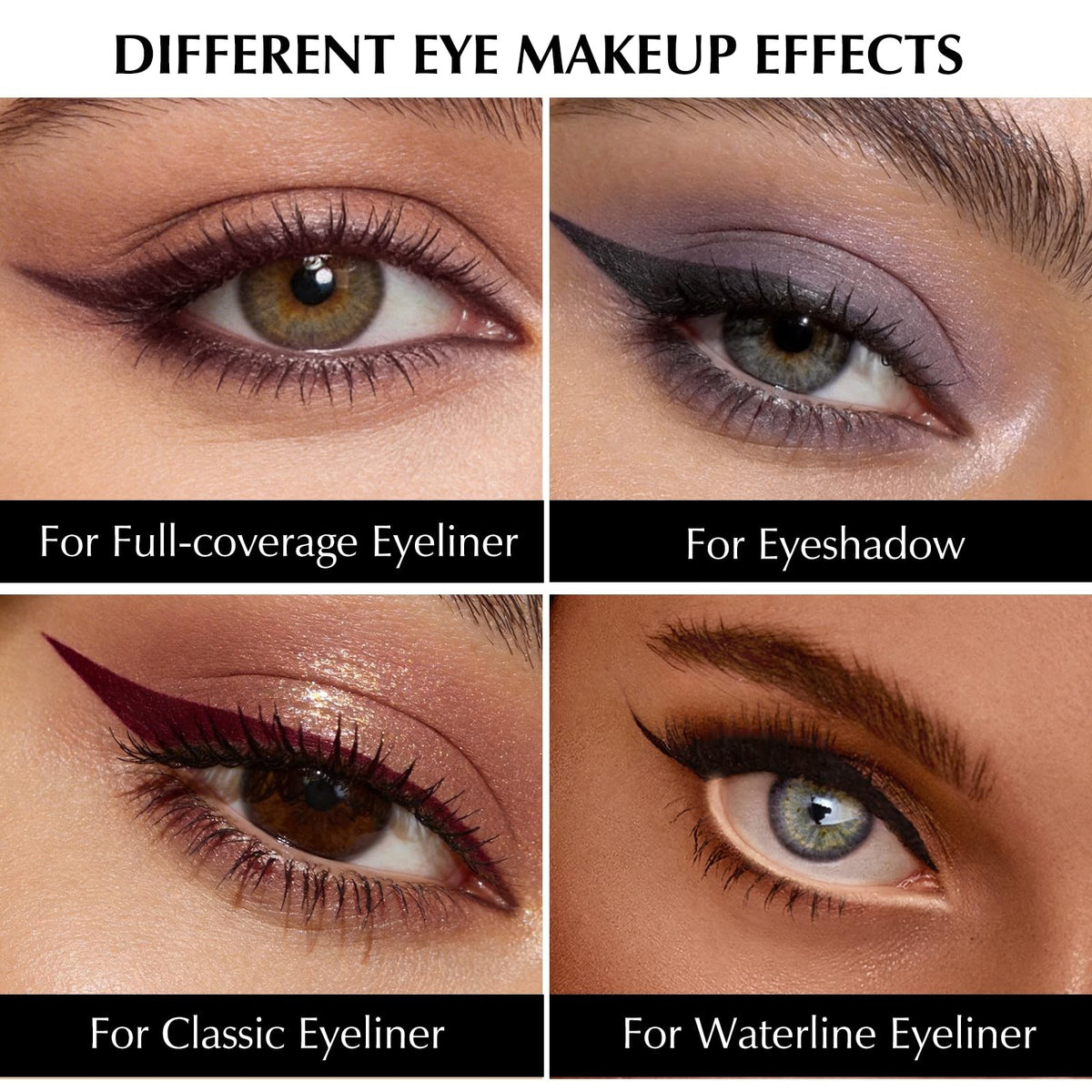 Waterproof Gel Eyeliner Pencil Set for Sensitive Eyes - 2 Pack