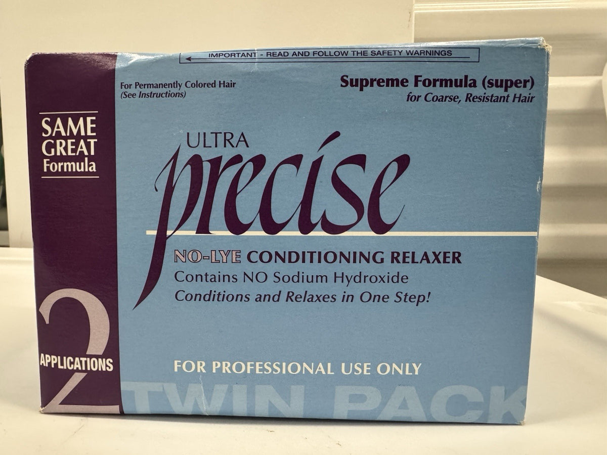 Ultra Precise No-Lye Hair Relaxer Kit Twin-Pack for Coarse Resistant Hair