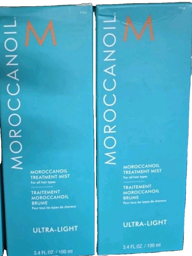 Lightweight Hair Oil Spray Treatment for Shine & Moisture - 3.4 fl oz / 100 ml, Pack of 2