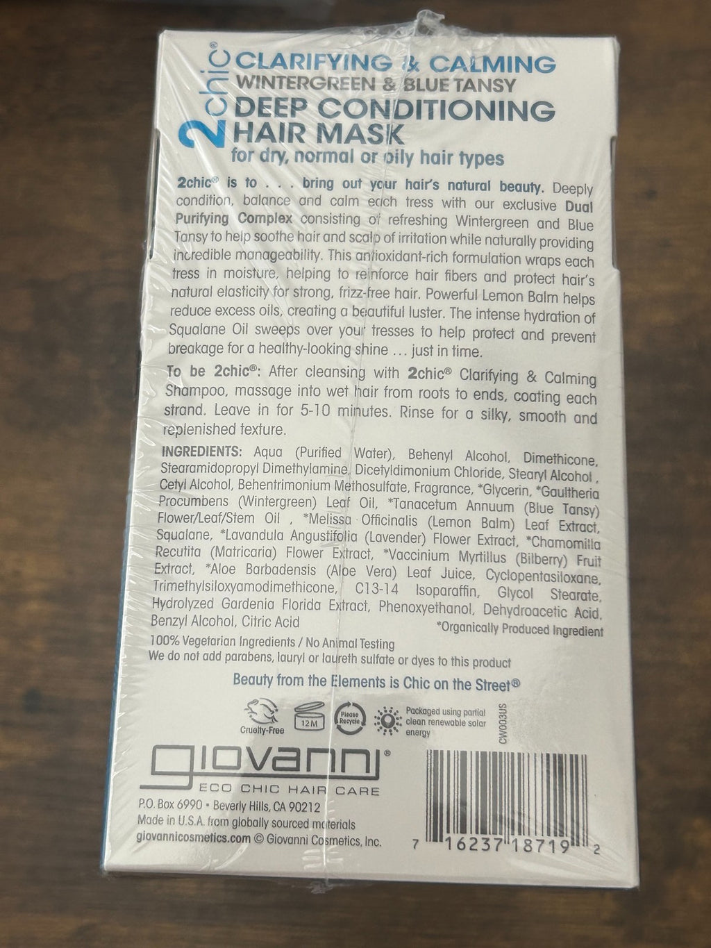 Deep Conditioner Hair Mask for Moisturizing & Clarifying - Case of 12