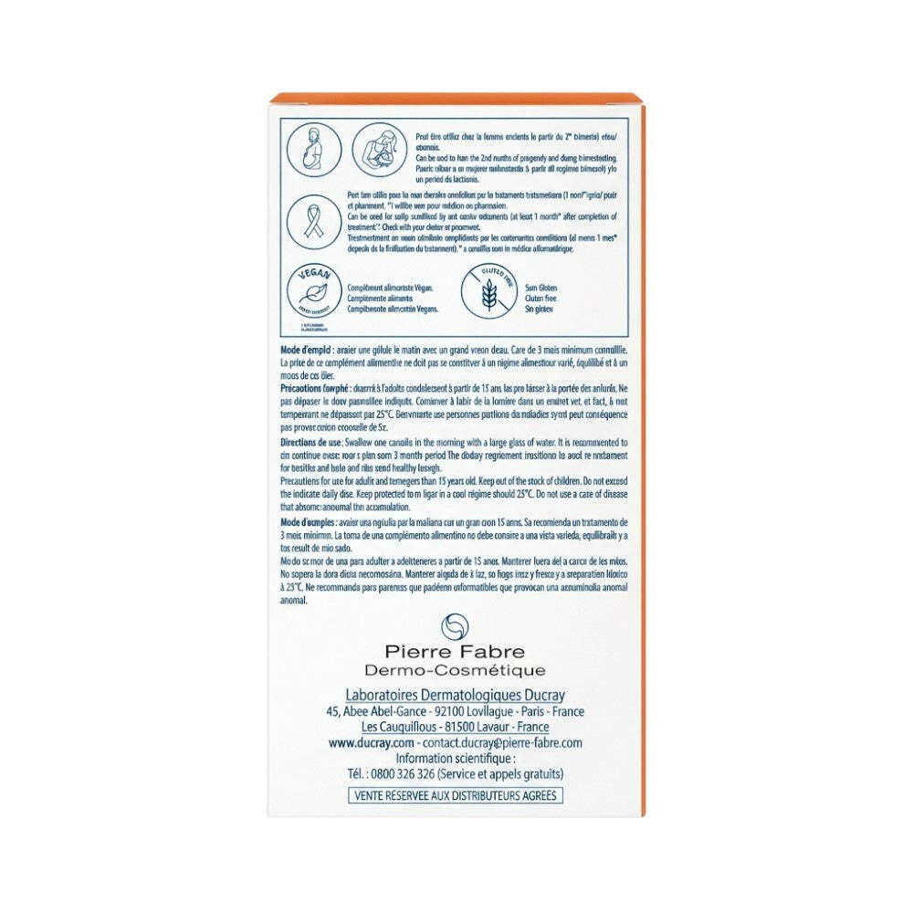 Hair Loss Support Supplements - 90 Vegan Gel Capsules for Hair Vitality