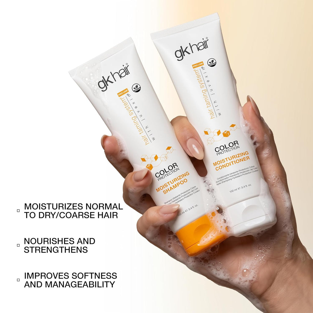 Travel Size Curly Hair Shampoo & Conditioner Set for Color Protection