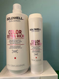 Goldwell Dualsenses Color Extra Rich Brilliance Shampoo & Conditioner Set for Coarse Hair