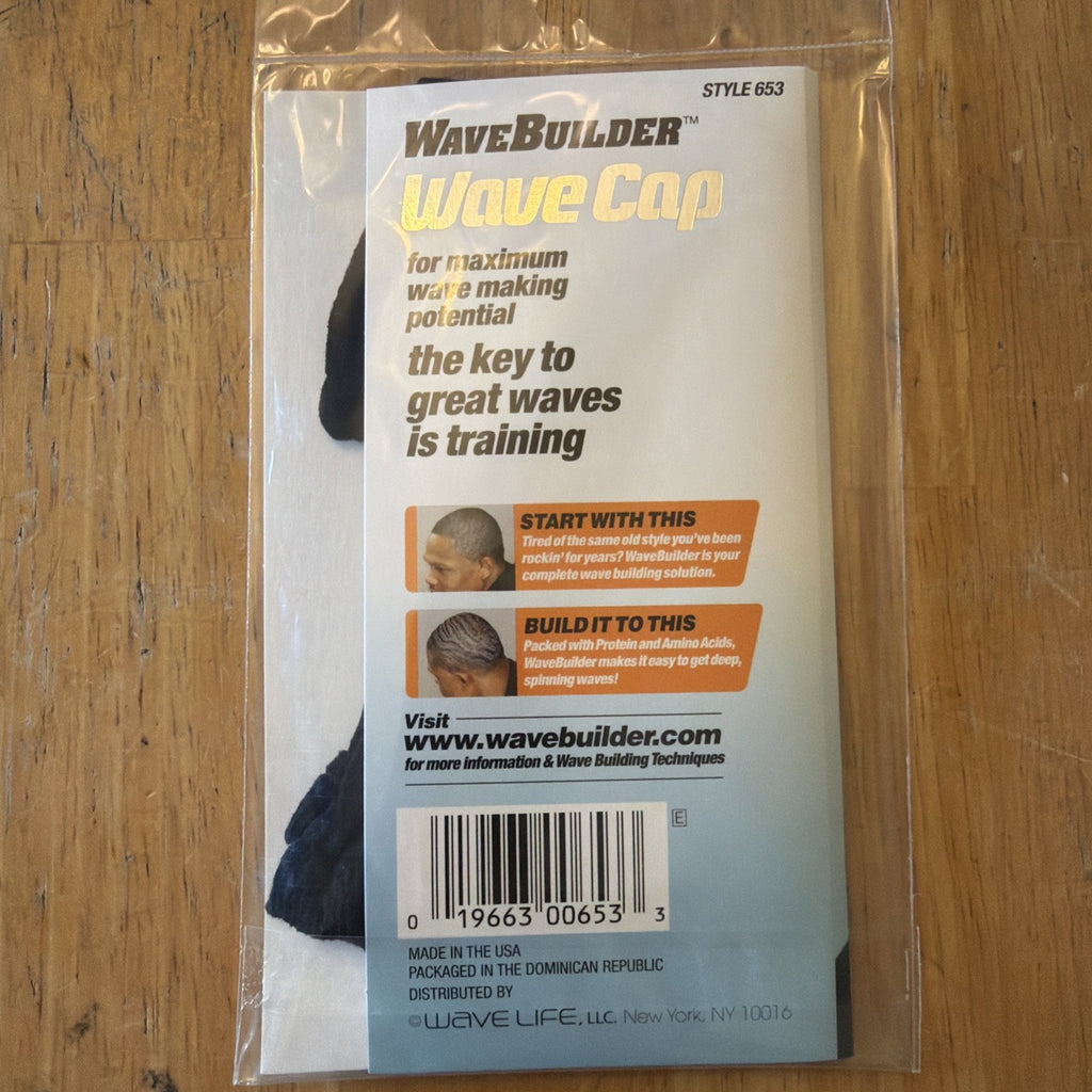 WaveBuilder Form Fitting Wave Caps 2 Pack Style 653 Lot of 12 Made in USA