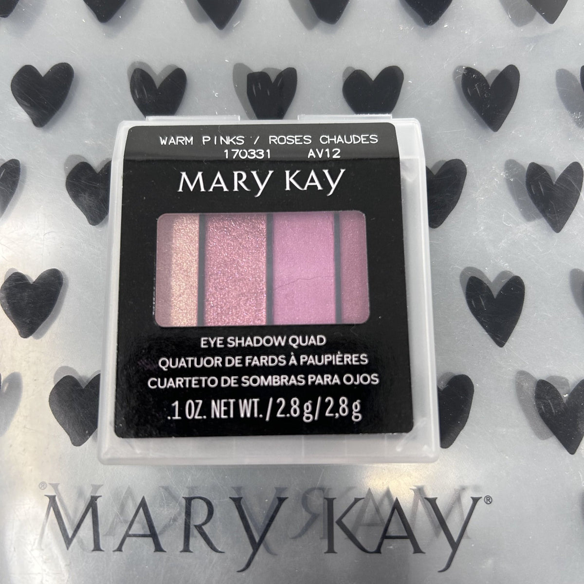 Mary Kay Eye Shadow Quad Warm Pinks Full Size - Fast Shipping