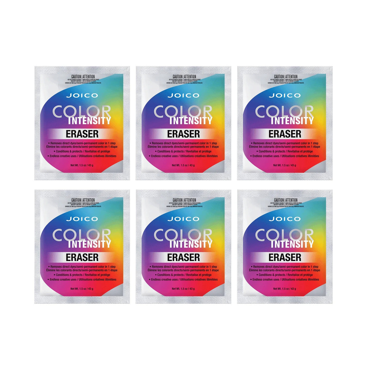Joico Color Intensity Eraser 6-Pack - Hair Color Removal Kit