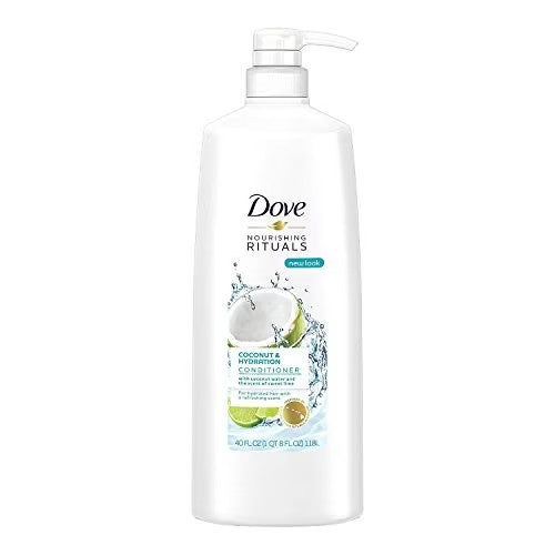 Dove Nourishing Rituals Coconut & Hydration Hair Conditioner 40 oz 2-Pack
