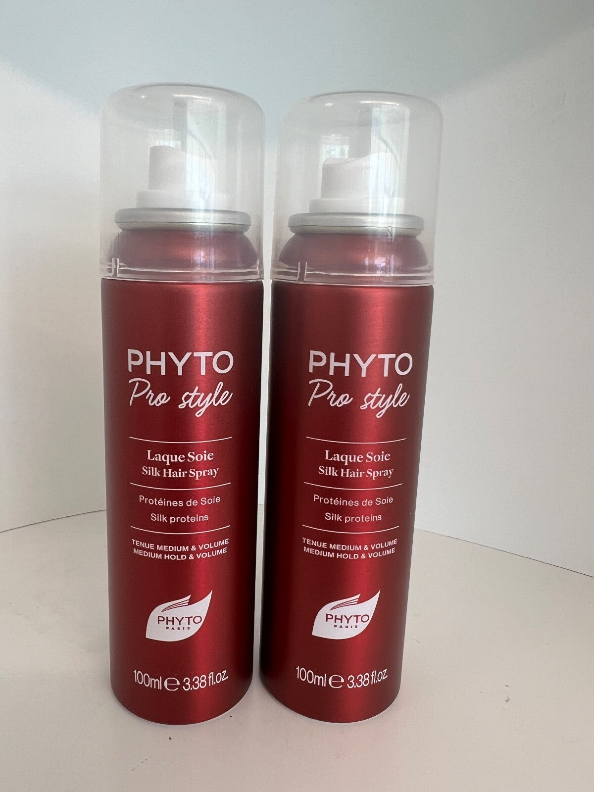 Silk Hair Spray with Medium Hold & Shine - Set of 2, 3.38 oz