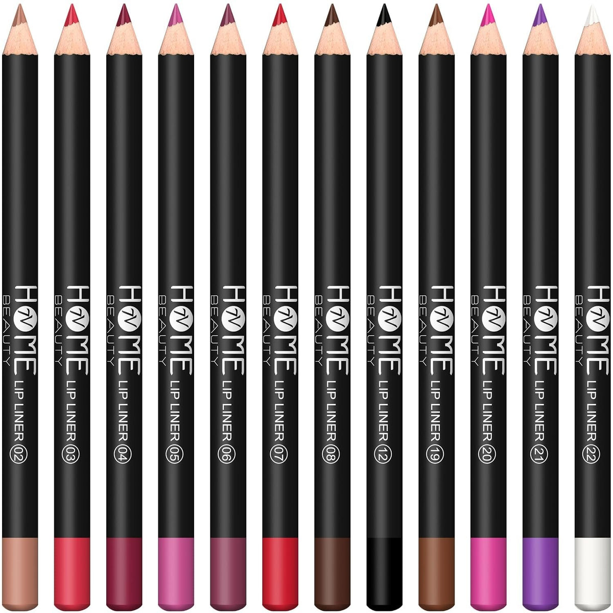 12-Piece Waterproof Lip Liner Set Long Lasting Matte Lip Pencil for Women