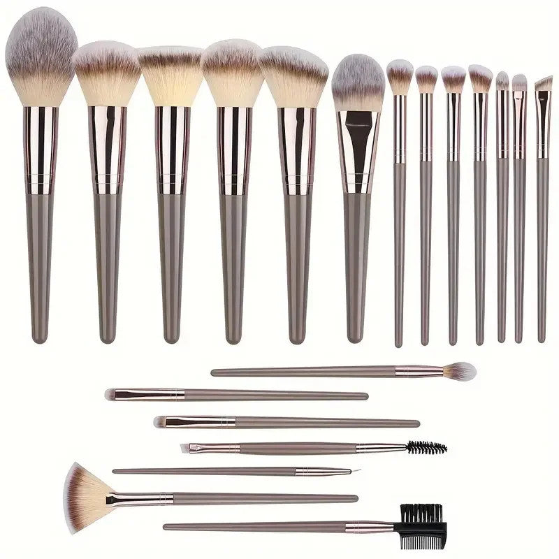 Makeup Brush Set 3-20Pcs Soft Fluffy Face Eye Cosmetic Tools Hypoallergenic