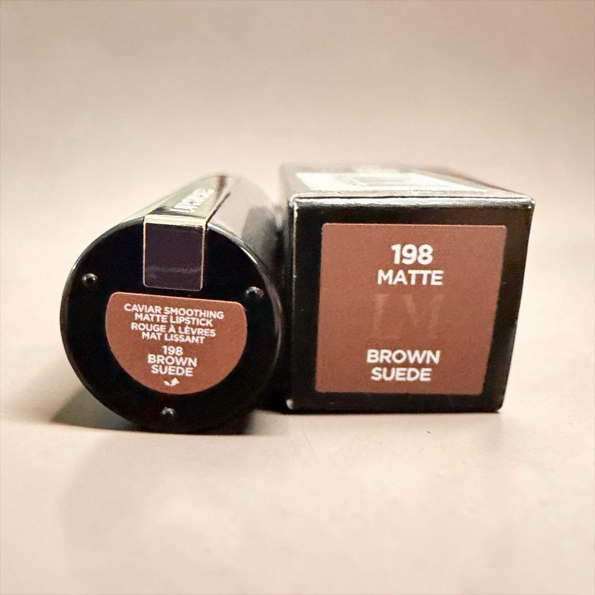 Matte Lipstick #198 Brown Suede - 0.13 oz Refillable Lip Color