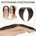 Full Lace Human Hair Topper with Front Hairline & Hand-Tied Top - Multiple Colors