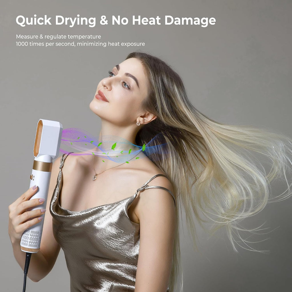 6-in-1 Hair Dryer Brush Styler - Curl, Straighten & Volumize