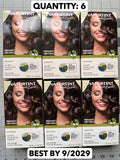 Natural Hair Color Root Retouch Creme Light Brown 6-Pack - Permanent Hair Dye