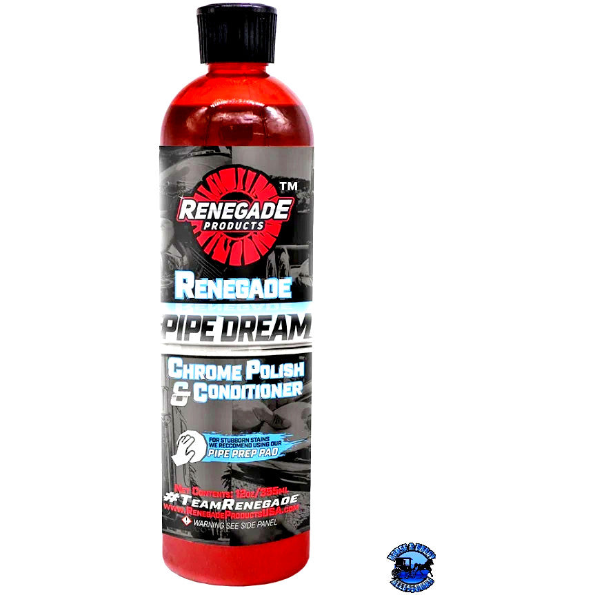 Chrome Motorcycle & Vehicle Pipe & Exhaust Polish 12oz - Rust & Tarnish Remover