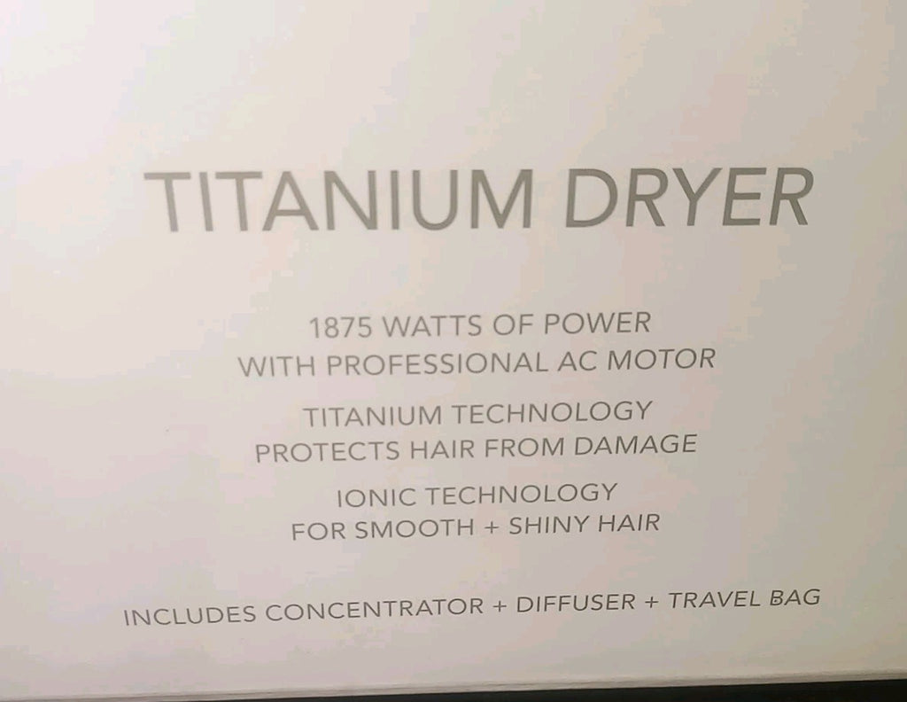Professional Titanium Hair Dryer - Fast Drying & Shine - GSQ Glamsquad