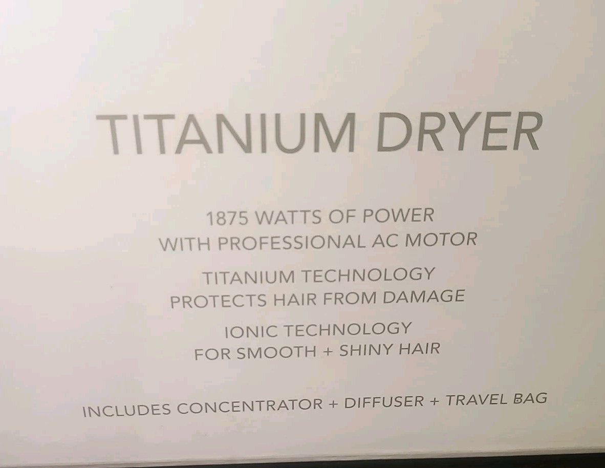 Professional Titanium Hair Dryer - Fast Drying & Shine - GSQ Glamsquad
