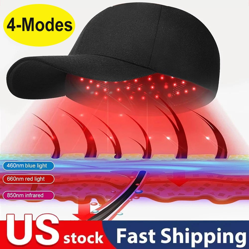 Red Light Therapy Hat for Hair Growth 660nm & 850nm Laser Cap