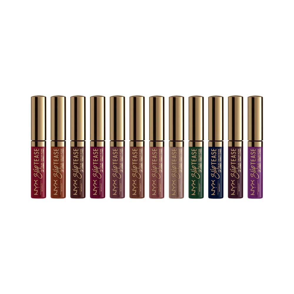 Lip Lacquer Vault Set - 12 Piece NYX Love Lust Disco Slip Tease