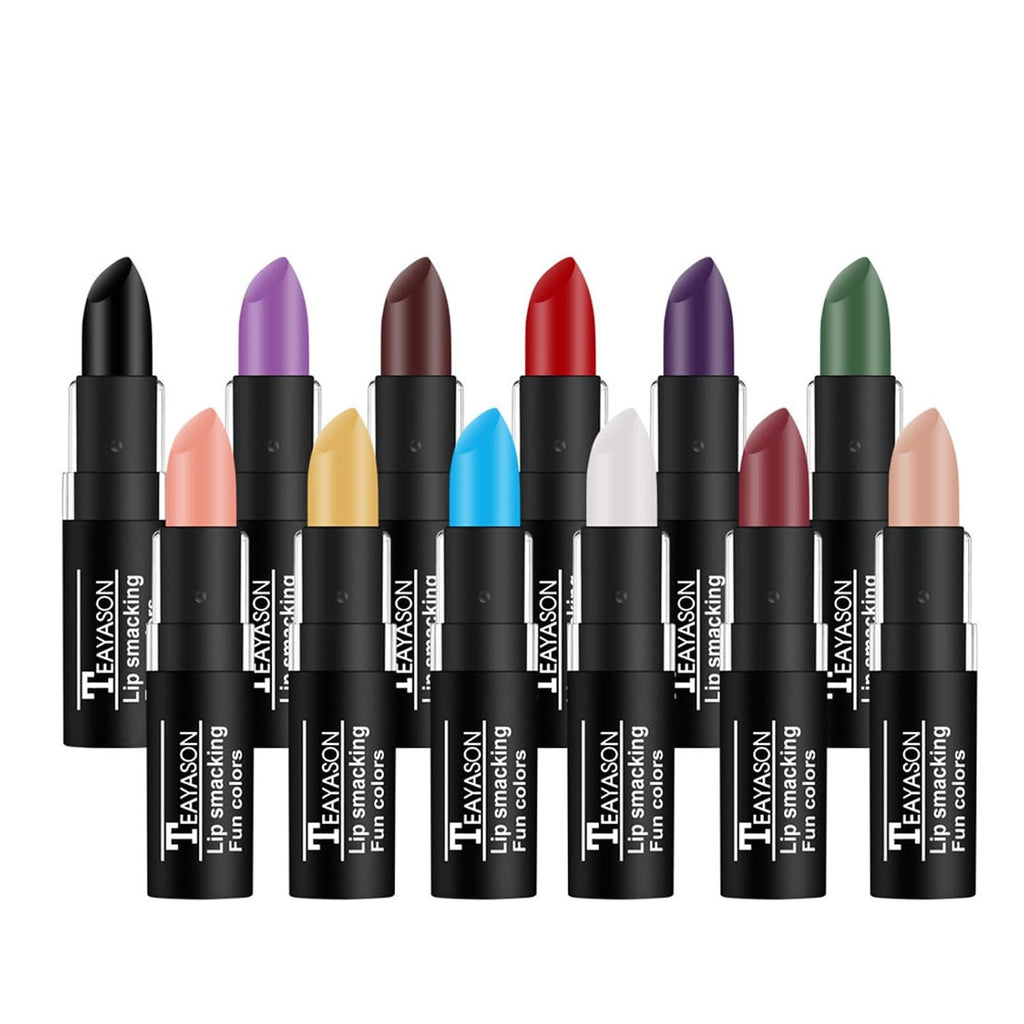 Long-Lasting Matte Lipstick with Gothic & Halloween Colors - Non-Stick Lip Gloss