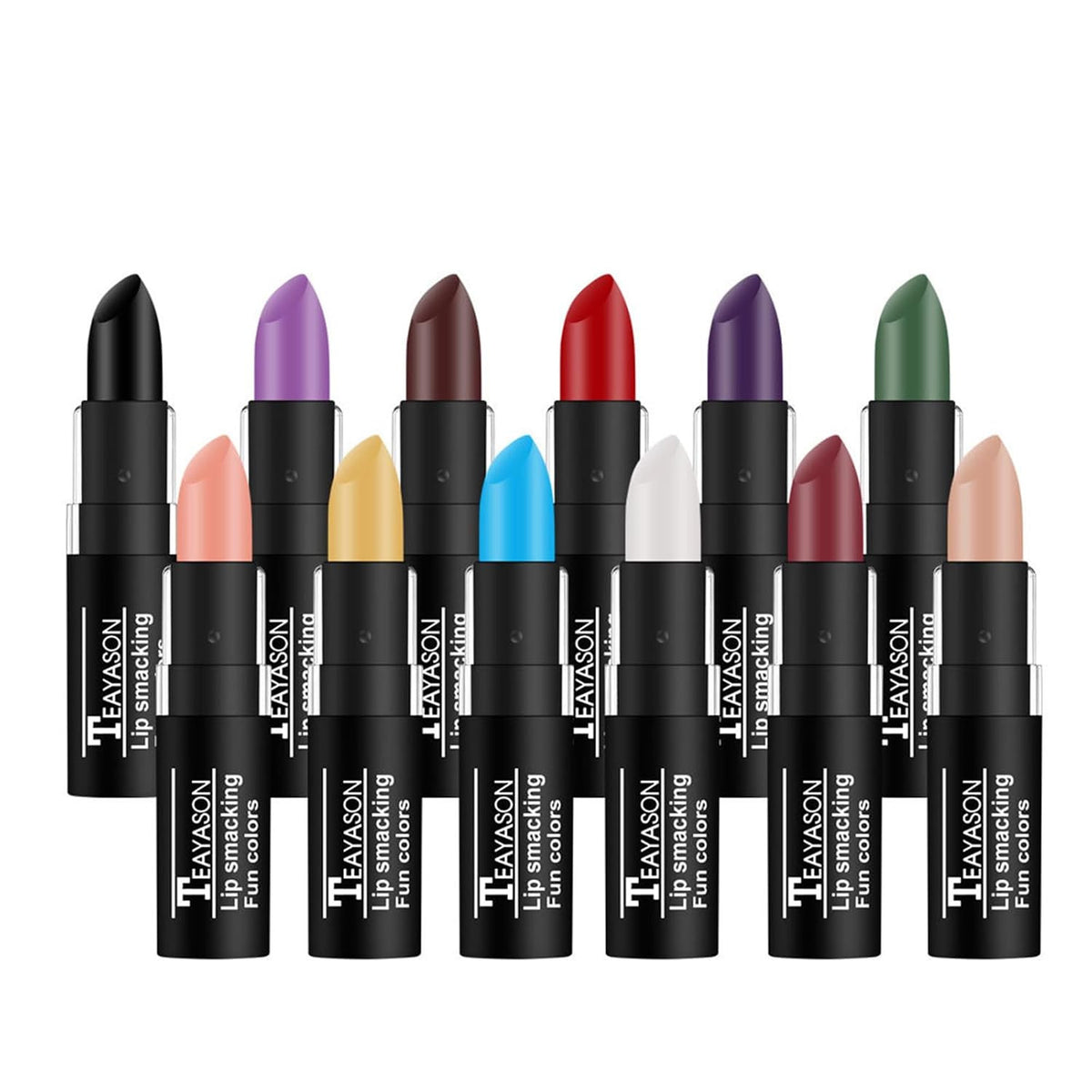 Long-Lasting Matte Lipstick with Gothic & Halloween Colors - Non-Stick Lip Gloss