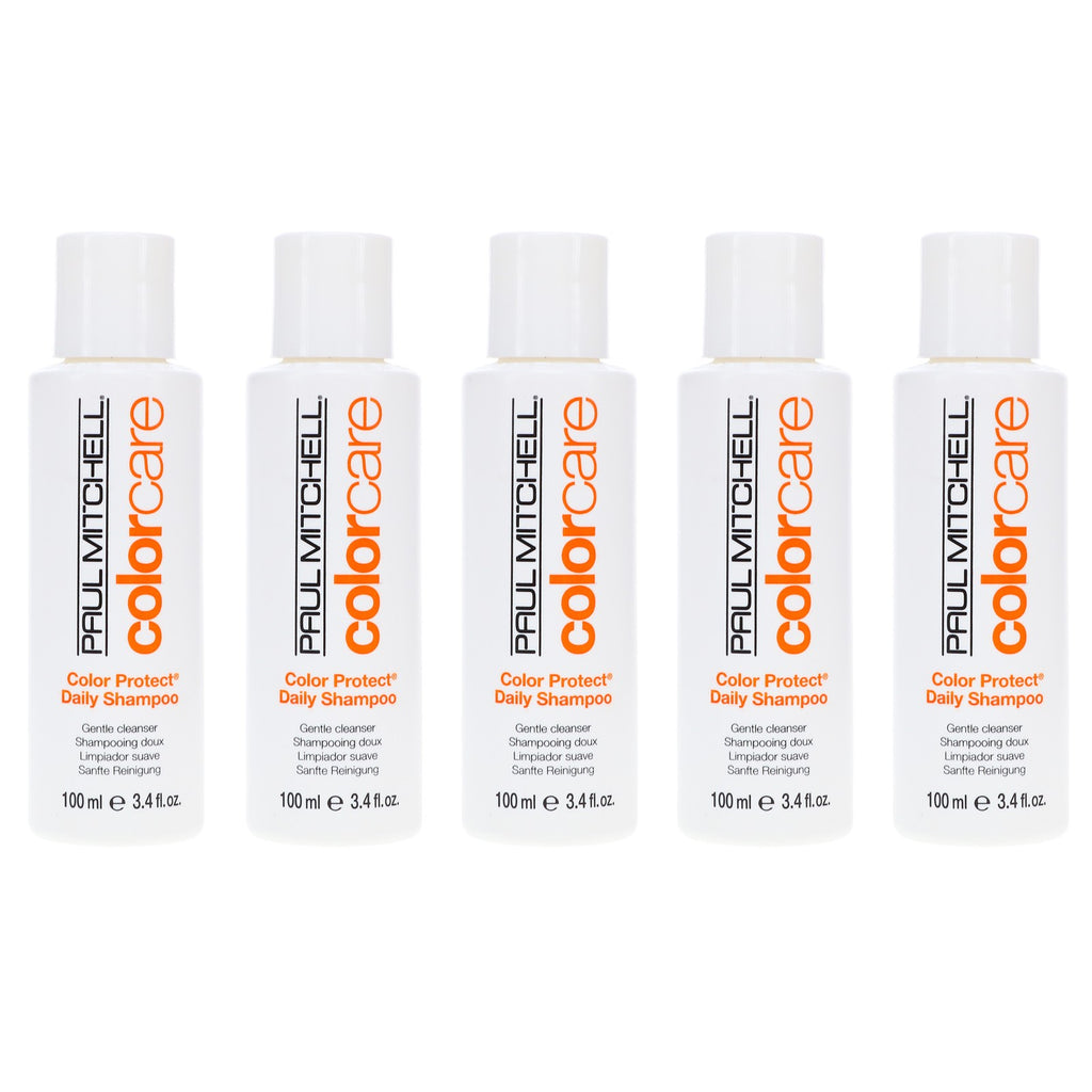 Paul Mitchell Color Protect Daily Shampoo 3.4 oz 5 Pack - Sulfate & Paraben-Free