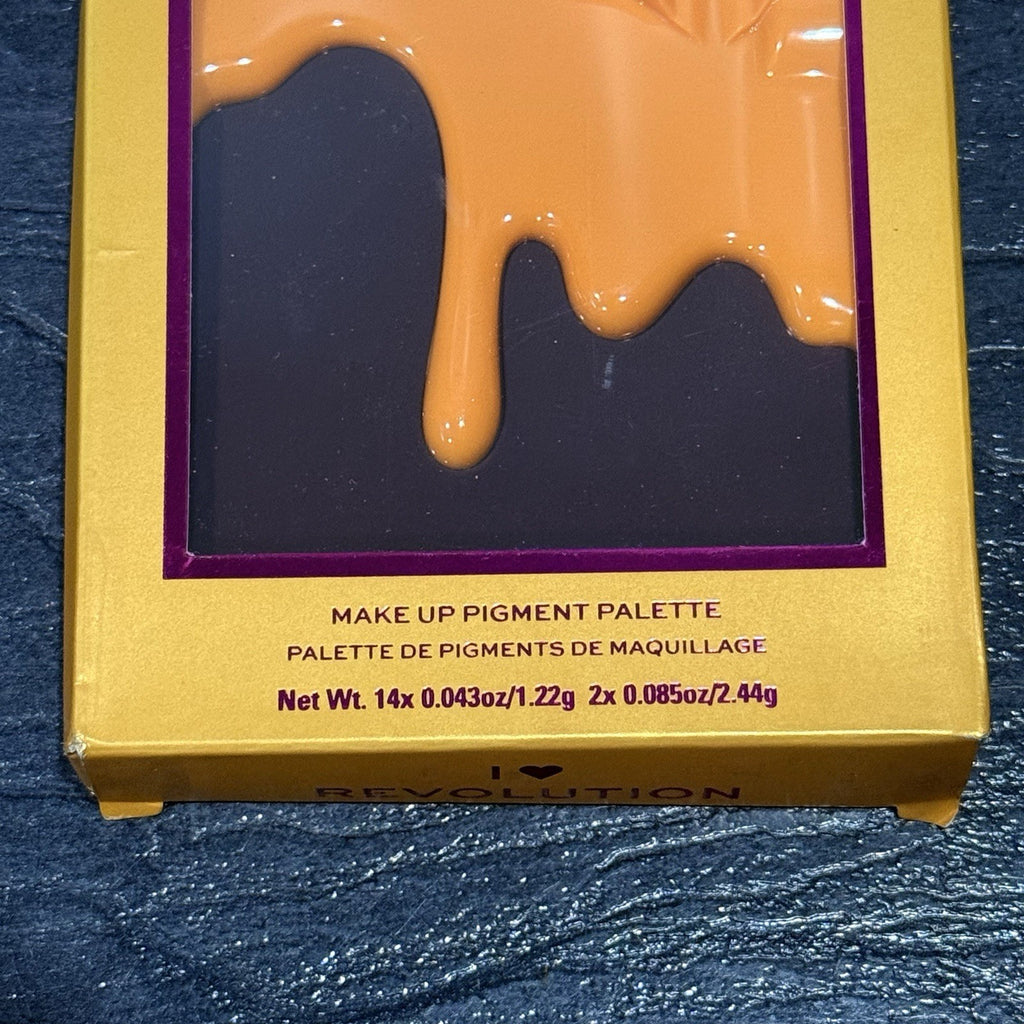 Chocolate Orange Eyeshadow Palette - 16 Color Makeup Pigments