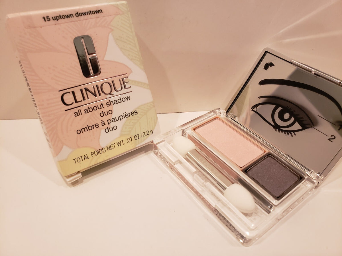 Clinique All About Shadow Duo #15 Uptown Downtown 0.05 oz | Eye Shadow Palette